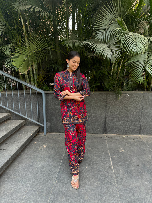 Printed Short Co-ord Set