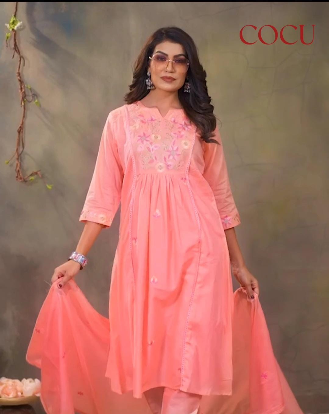 Elegant Embroidered Kurta Set with Dupatta – Perfect for Every Occasion